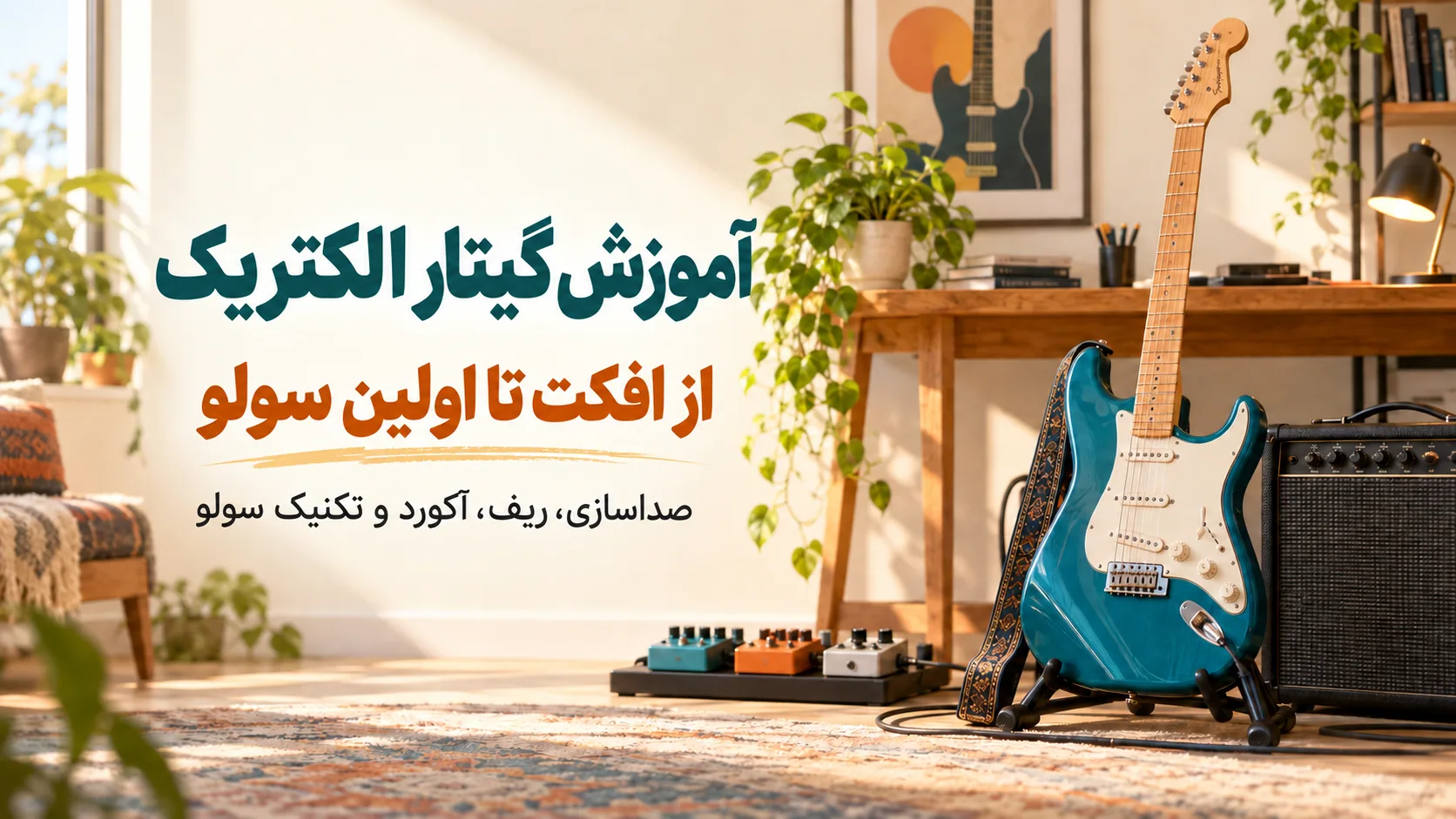 آموزش گیتار الکتریک؛ از افکتها تا اولین سولو
