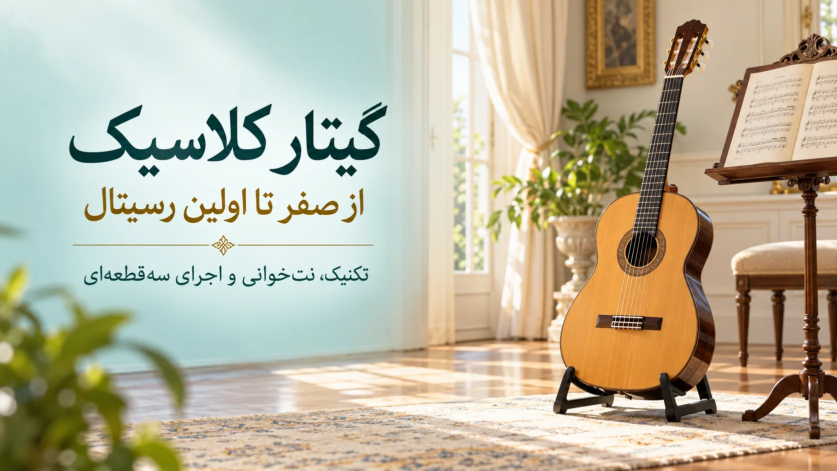 گیتار کلاسیک از صفر تا اولین رسیتال