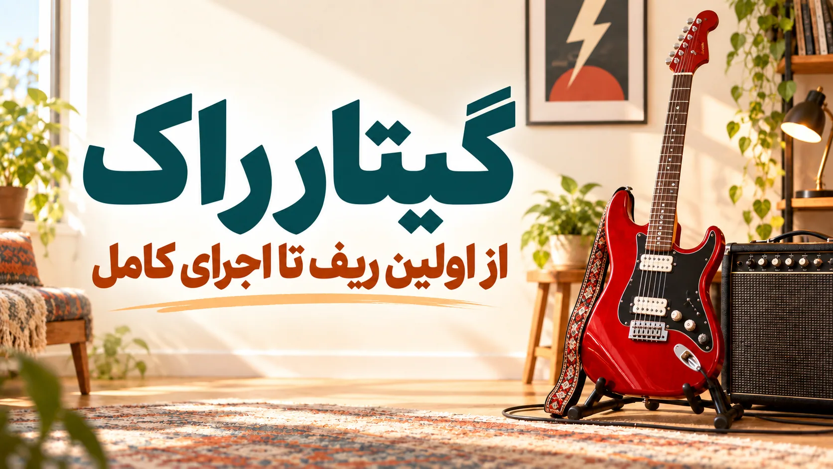 گیتار راک؛ از اولین ریف تا اجرای کامل